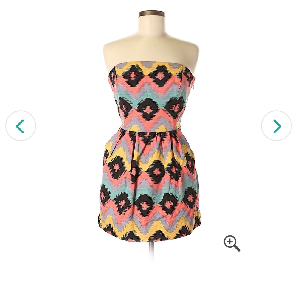 RACHEL Rachel Roy Strapless Dress